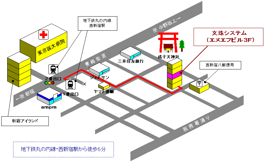 文珠システム地図
